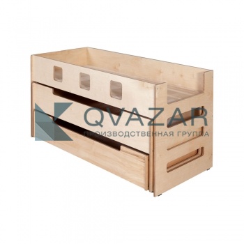 Кровать детская трехуровневая выкатная