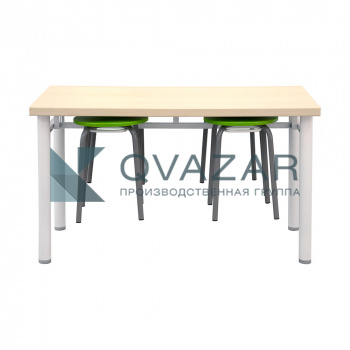 Стол обеденный школьный 4-х местный